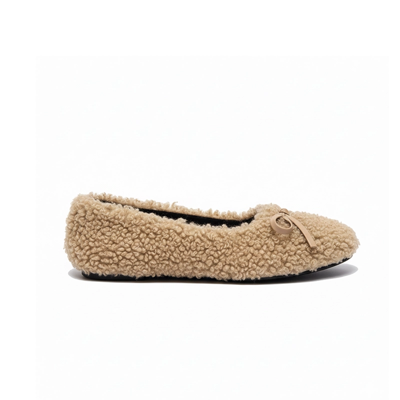 Shearling flats1