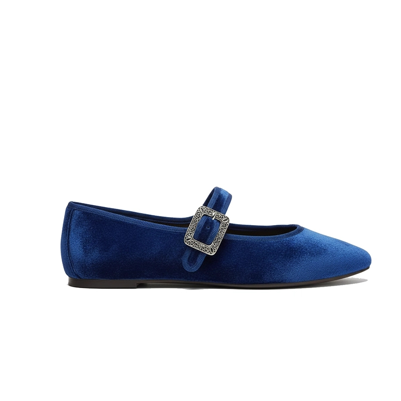 velvet Women flats1